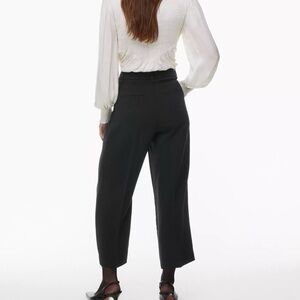 Aritzia Wilfred Dress Pant Cropped - BLACK - Size 2 Effortless 25” inseams